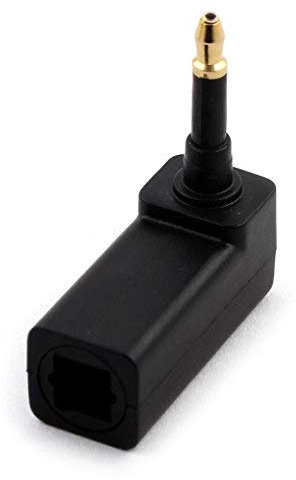 N/A 3,5 mm a 90 Gradi Cavo Ottico Adattatore convertitore Audio Fibra Ottica