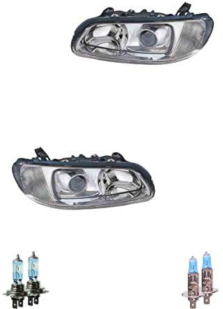 Halogen Scheinwerfer Set H1 glasklar für Omega B Caravan inklusive Lampen