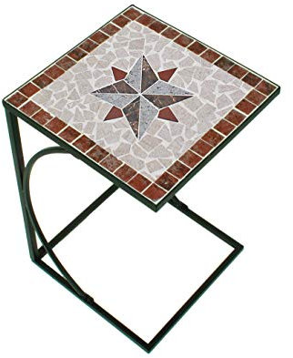Beistelltisch Amarillo Garten Gartentisch Outdoor Esstisch Tisch Möbel Mosaik