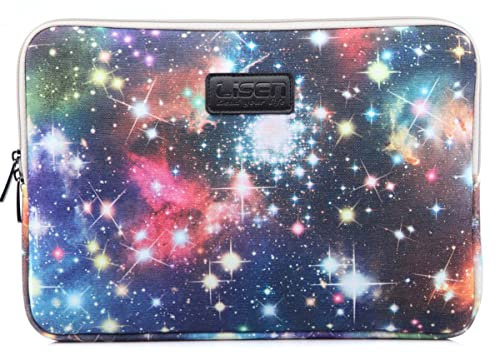 fdsmall 11,6 Pulgadas Paquete de computadora portátil Impermeable Neopreno Paquete de computadora portátil Paquete de computadora portátil Macro/ASUS/DELL/Lenovo/HP/Samsung(Azul Estrella)