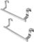 Gotetiso 2 Piezas Toallero para Puertas Sujeta Trapos Cocina Colgador Trapos Cocina Toallero Baño Colgador Riel Para Colgar Sobre la Puerta Sin Taladro Barra de Colgar para Puerta para Cocina y Baño