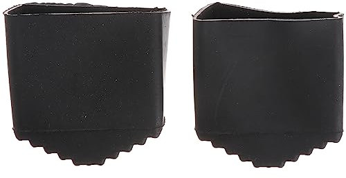 YARNOW 2Pcs Leiter Füße Ersatz Nicht- Slip- Leiter Füße Gummi- Pads Verlängerung Leiter Füße Kissenabdeckung Schwarz 2X4 Cm, 4.3x4.2x2.3cm