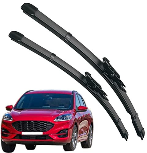 Scheibenwischer Für Auto Scheiben Wiper Blades Für Kuga MK3 2019-2022 Wischerblatt Vorne Wischblätter Gummi Windshield Wipers 600mm+500mm fit Pinch-Tab arme