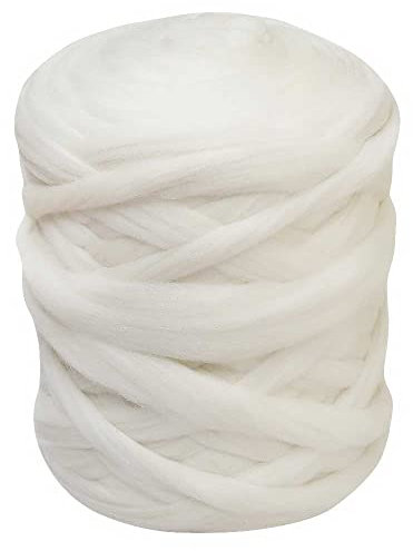 1m Filzwolle Märchenwolle Merino Nassfilzen Trockenfilzen Spinnen über 100 Farben Meterware, Farbe Wolle:034 milchweiß