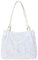 AiSi Damen Mädchen Glitzer Pailletten Schultertasche Große Kapazität Glänzende Einkaufstasche Tasche Reise Alltag Geldbörse, 7661 + Weiß, Einheitsgröße