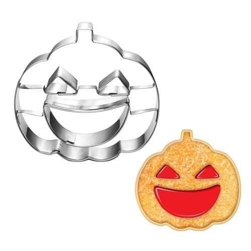 UKoosien Lot d'emporte-pièces citrouille d'Halloween - 7 cm - Pour biscuits d'Halloween - Fruits et pain - Pour enfants