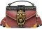 DEEVORCA Moda Borsa A Tracolla Donna Vintage Metallo Testa Leone Decorazione Borsetta Casuale Crossbody Bag PU Pelle Borsa Messenger Viaggio Shopping Lavoro Festa Borsa A Spalla Rosa
