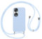 Vauki Coque pour Honor 90 avec Cordon,Etui Silicone Souple Antichoc Housse avec Collier Bandoulière Chaîne Lanière,Téléphone Étui Case Cover de Protection pour Honor 90 6.7, Lila