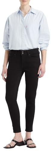 Levi's Damen 711 Double Button Jeans, Midnight Gaze, 29W / 32L