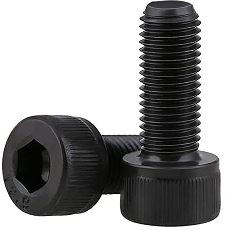 Aolity Mdingbao-Socket Cap Screws M6 Black Fine Thread Hex Hexagon Socket Head Cap Screws Grade 12.9 Carbon Steel Allen Bolts Pitch, Strong wear Resistant (Size : M6x0.75x50-HT(5pcs))