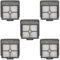 (5 Pezzi) Filtri Hepa Compatibili per Dreametech H11/ H11max/ H12/ H12 Core/ H11 Core, Kit Di Filtri per Aspirapolvere A Secco E Umido, Parti di Ricambio 5 Filtri