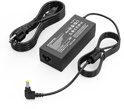 19V Power Cord for Monitor 22'' 23'' 24'' 27''; VG248, VG279, VG245H, VG245HE, VG255H, VX238H, VX228, VX228H, VX248, VX248H, MX239H, LS246H Tuf Gaming Monitor Power Supply