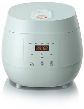 Olla arrocera de 4L, Cocina eléctrica portátil multifuncional, revestimiento antiadherente grueso, cocina for dormitorio