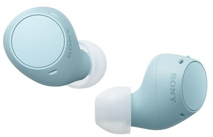 Sony Wf-C510 Truly Wireless Bluetooth Earbuds with Mic, TWS, in Ear, Up to 22 Hours Battery, Ambient Sound Mode, Ipx4- Blue (Renewed)