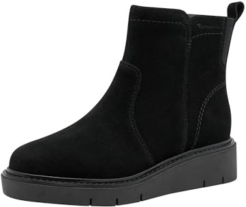 Tamaris Comfort Stivaletti da donna in pelle con cerniera