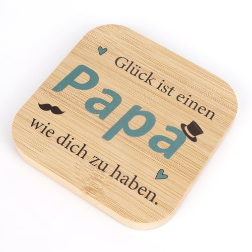 Geschenke für Papa, Geschenk Papa, Untersetzer für Papa, Vatertagsgeschenke für Papa, Papa, Geschenk Papa Weihnachten, Geburtstagsgeschenk für Papa