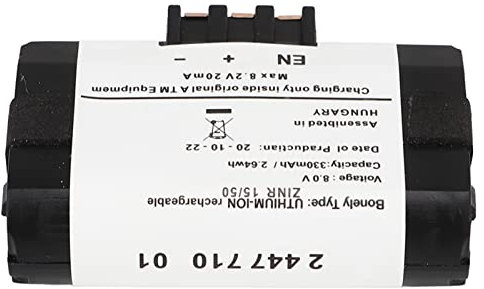 84102447710 Auto -Batterie -Austausch Tragbar, Verwendet in F20 F30 F31 G20 G21 G30, mit 330 -mAh -Kapazität für die Telematik -Steuereinheit, Ideale Ersatzteile, Klein und Kompakt