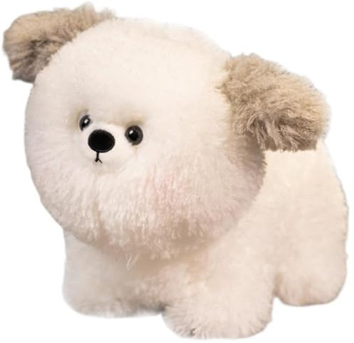 HOMEXYLYL Kuscheltier Hund, Plüschtier Welpe Großer Runder Kopf Geburtstags Und Neujahrsgeschenke for Jungen Und Mädchen