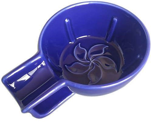 Bol à raser en céramique avec doublure - Bleu - Parfait pour une expérience de rasage fluide