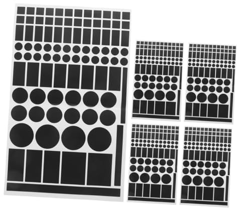 NUOBESTY 5feuilles Caches LED Autocollants Occultants pour Électroniques Anti-lumière Sticker pour Téléviseurs et Climatiseurs Blocage de Lumière sans Dommage