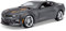 Maisto Chevrolet Camaro zum 50. Jubiläum, Modellauto mit Federung, Maßstab 1:18, Türen und Motorhaube beweglich, Fertigmodell, lenkbar, 24 cm, grau (531385)