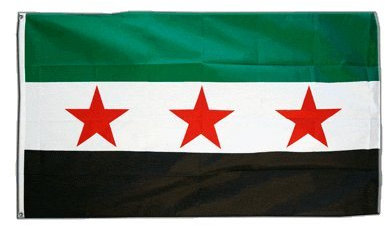 Digni® Drapeau Syrie 1932-1963 / Opposition Armée Syrienne Libre 90 x 150 cm