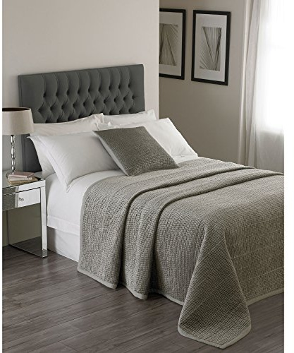 Riva Home BROOKLANDS 240X250 BSPD, Viskose, Grau/Silber, 240 x 250 cm