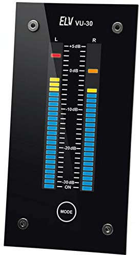 ELV Komplettbausatz VU-Meter VU-30 mit Peak-Hold inkl Frontplatte