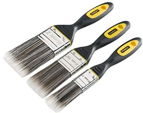 Stanley DYNAGRIP™ Synthetic Brush Pack Set of 3 25 38 & 50mm