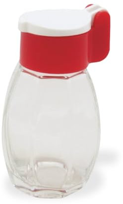 Home Xpert Saliera in vetro con coperchio in plastica, ideale per campeggio, colori assortiti, 1 pz