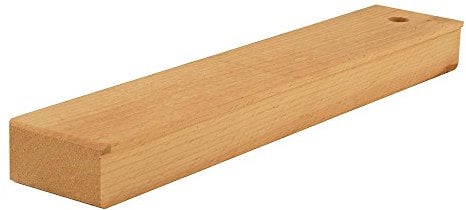 Schlagholz aus Hartholz mit glatter Oberfläche Größe 30 x 5 cm