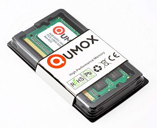 Qumox - Mémoire RAM DDR3 SODIMM 8GB 1600