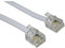 World of Data 10m RJ11 Male BT Broadband Cable ADSL Modem Router Lead - Gold Plated Contact Pins - High Speed Internet Broadband - Router or Modem to RJ11 Phone Socket or Microfilter - White