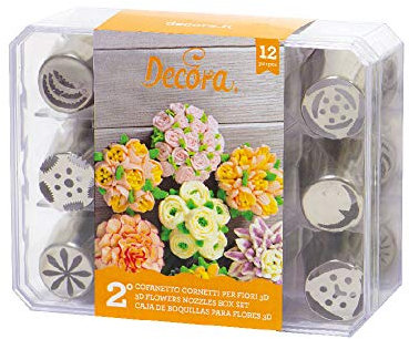 Decora 0263651 Cofanetto Decora Nr. 2-12 Cornetti Fiori Diretti