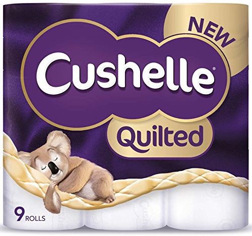 Cushelle Quilted 9 Roll Toilet Roll Tissue Paper