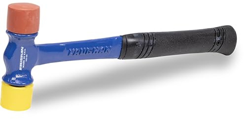 VAUGHAN 12 ounce Soft Face Hammer, Made in the USA, High Carbon Steel Construction, RSF12, VN19430