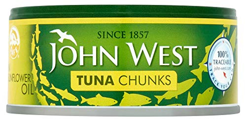 John West Tuna Chunks in Oil 145g x 12