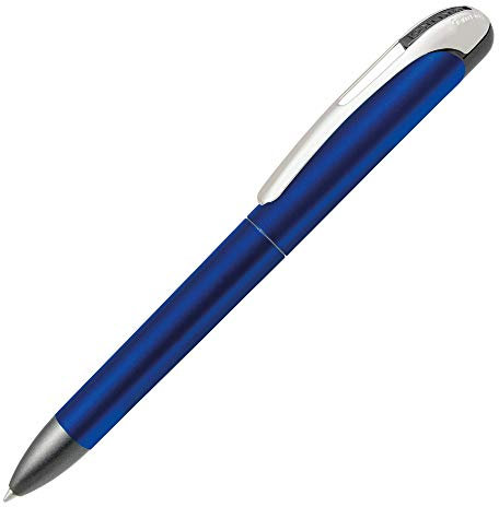ONLINE Drehkugelschreiber College Metallic Blue, auswechselbare, dokumentenechte Mine, blau schreibend, 1 Stück (1er Pack)