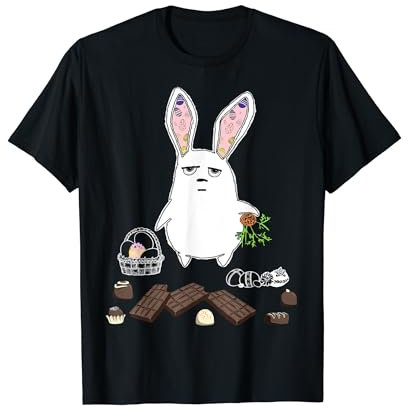 Coniglietto di Pasqua e Uova - Amanti del Cioccolato Maglietta