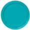 Unique Party- Assiettes en Carton Écologiques-23 cm-Couleur Turquoise-Paquet de 16, 32123EU, Teal