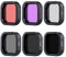 YALLSAME ND-Filter/Tauchfilter, 6er-Pack, Zubehör-Set für GoPro Hero 12, 11, 10, 9, schwarz, mit ND32, ND16, ND8, CPL und 2 farbigen roten Filtern, ideal für Standard-Tagesfotografie und