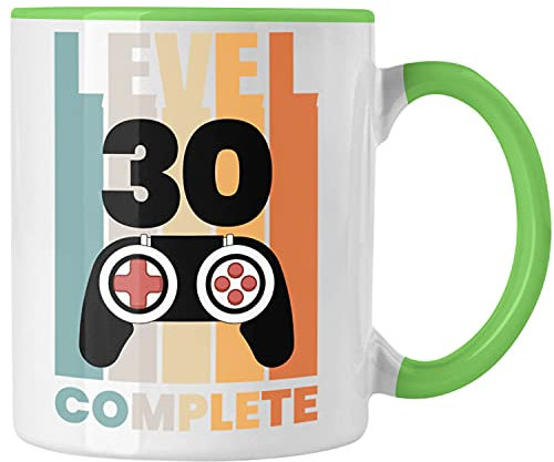 Trendation - 30. Geburtstag Tasse Mann Geschenk 30er Geschenkidee 30 Vater Männer Lustig Geschenke (Grün)