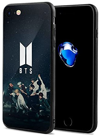 Classic Jhope Jimin Jin Jungkook Suga V RM Design Handyhülle für iPhone Hülle B_T-S Anti-Rutsch TPU Vert Schutzhülle (iPhone 13 pro)