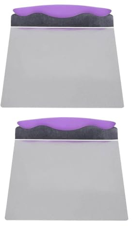 2 Pcs Cake Lifter, Stainless Steel Pizza Transfer Tray Cake Spatula Moving Plate Cake Lifter Shovel Pastry for Kitchen Bread Pastry Baking