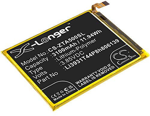 TECHTEK batterie compatibile con [ZTE] Blade A5 2020, Blade A7 Prime, Visible R2, Z5151V, Z6201V sostituisce Li3931T44P8h806139 FBA