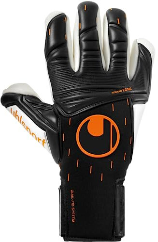 uhlsport Speed Contact Absolutgrip Finger Surround Fußball Torwarthandschuhe mit enger Passform und hoher Fangsicherheit