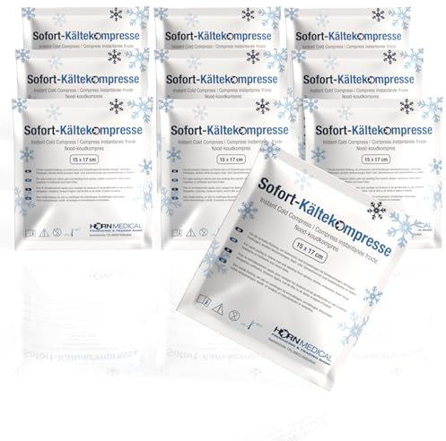 Horn Medical Sofort Kältekompresse, 10er Set (15 x 17 cm)