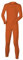FALKE Unisex Kinder Baselayer-Set Maximum Warm K Uw Funktionsmaterial schnelltrocknend 1 Stück, Orange Dutch 8041, 134-140