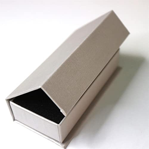 4x Texturiertes Silber, Magnetische Präsentations-Geschenkschachtel für USB-Stick - Geschenkschachtel mit magnetischer Klappe. Fotografie, Gabe
