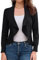 GRACE KARIN Ladies Autumn Casual Short Open Cardigans Boleros Long Sleeve Shawl Lapel Knitwear Sweater Black M